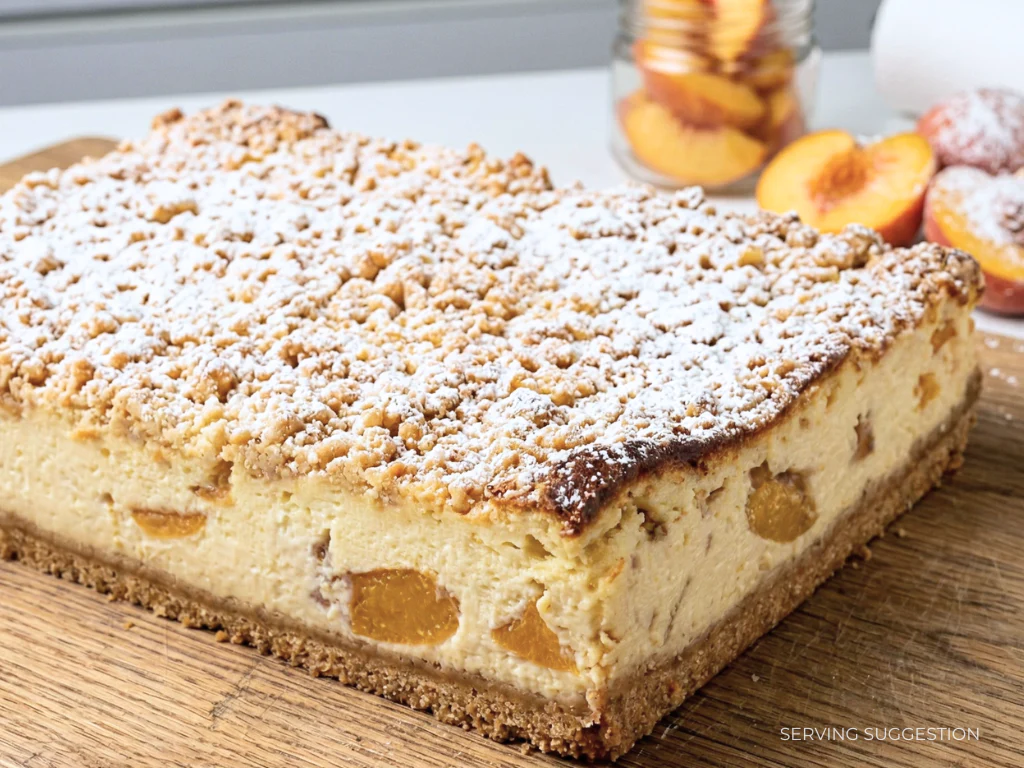 Peach Country Cheesecake