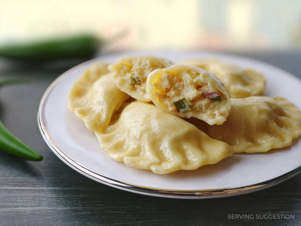 Potato Cheddar & Jalapeno Pierogi - Image 4