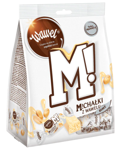 Wawel - White Chocolate Peanut Michalki